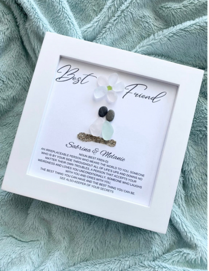 Best Friend Birthday Gift Personalized Best Friend Gift Soul Sister Gifts Best Friends Gifts Christmas Gift for Best Friend Custom Sea Glass