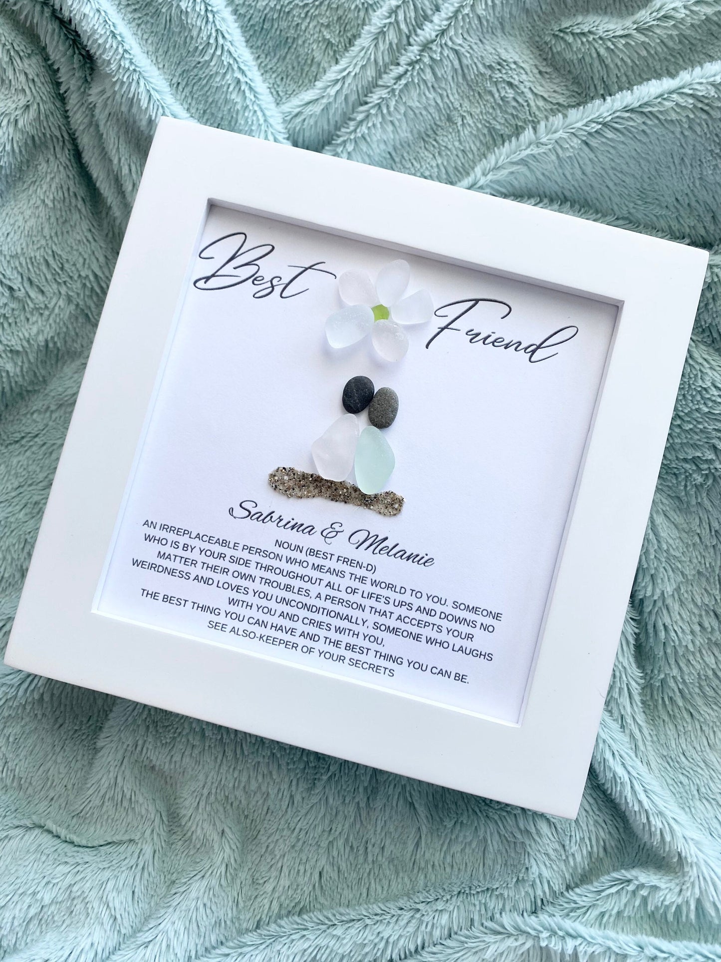 Best Friend Birthday Gift Personalized Best Friend Gift Soul Sister Gifts Best Friends Gifts Christmas Gift for Best Friend Custom Sea Glass