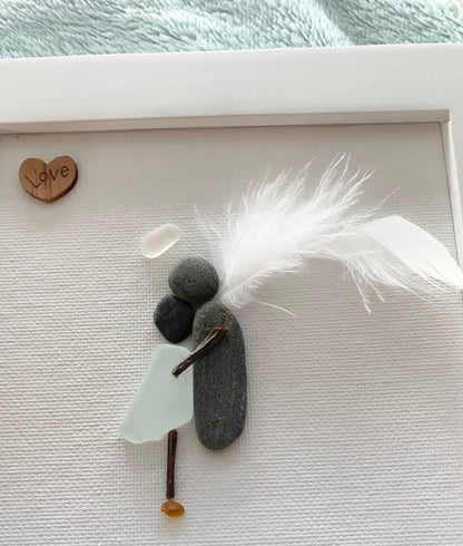 Memorial Gift Sorry for your loss Gift Sea Glass Art Sympathy Gift Gift for friend Loss of Loved One Grief Loss of Mother Grief Gift (4)