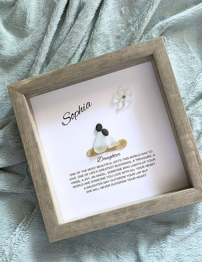 Daughter Meaning Pebble Art Daughter Gift Mother Daughter Birthday Gift for Adult Daughter Personalized Gift from Mom Daughter Christmas