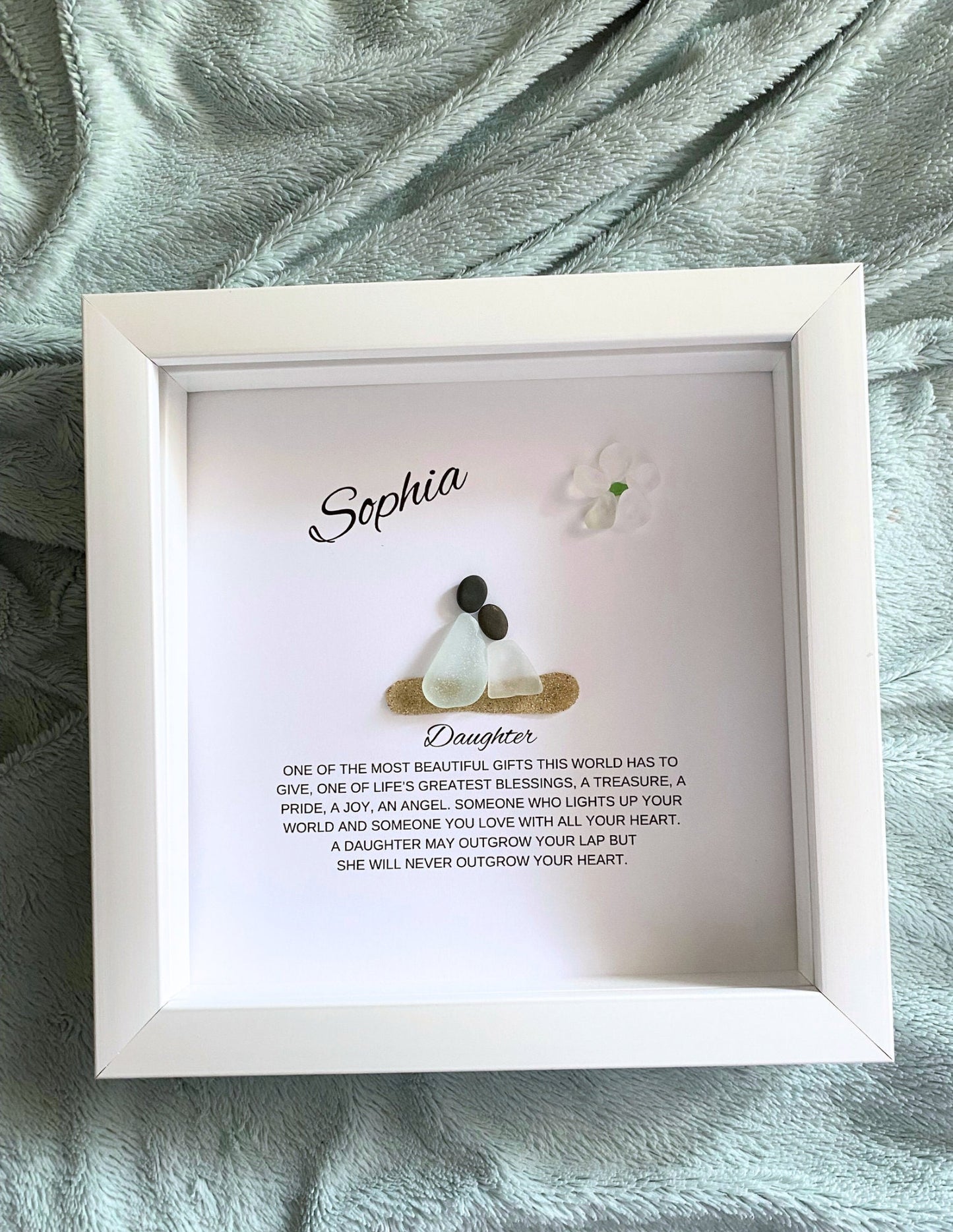 Daughter Meaning Pebble Art Daughter Gift Mother Daughter Birthday Gift for Adult Daughter Personalized Gift from Mom Daughter Christmas