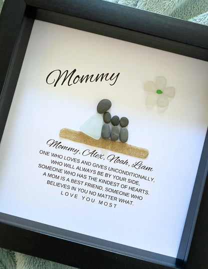 Mom Gift from Boys Personalized Boy Mom Gift Mother's Day Gift from Kids Birthday Gift for Mom Gifts Mother & Son Handmade Mom Gift Mommy