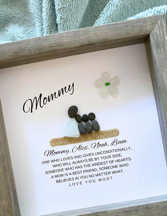 Mom Gift from Boys Personalized Boy Mom Gift Mother's Day Gift from Kids Birthday Gift for Mom Gifts Mother & Son Handmade Mom Gift Mommy