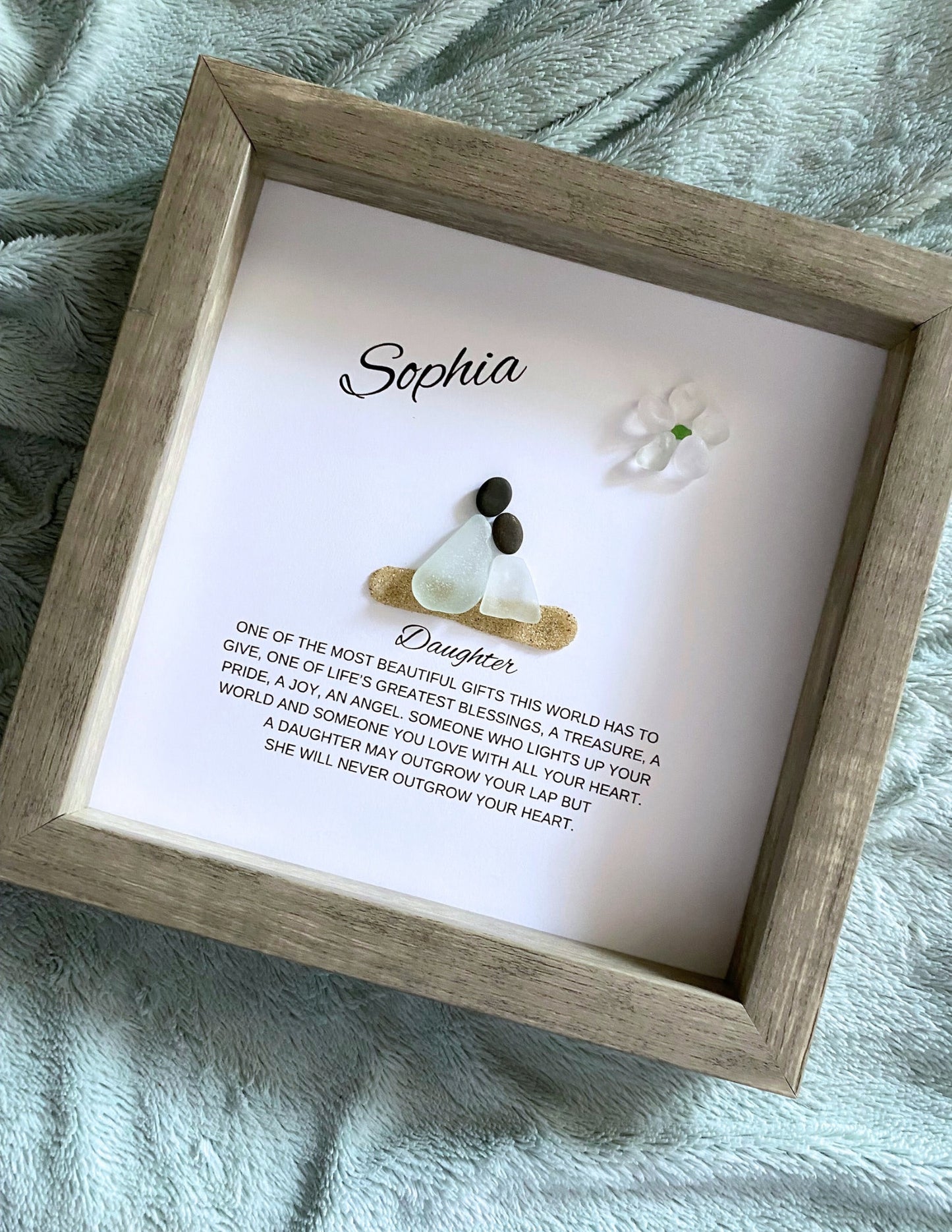 Daughter Meaning Pebble Art Daughter Gift Mother Daughter Birthday Gift for Adult Daughter Personalized Gift from Mom Daughter Christmas