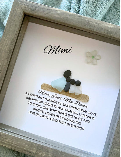 Mimi Gift for Grammy Personalized Grandma Gift Granny Unique Nan Birthday Gift for Grandma Handmade Gift for Nanny Mimi Gift from Kids Gram