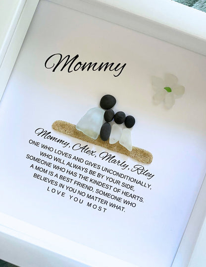 Mom Gift from Boys Personalized Boy Mom Gift Mother's Day Gift from Kids Birthday Gift for Mom Gifts Mother & Son Handmade Mom Gift Mommy