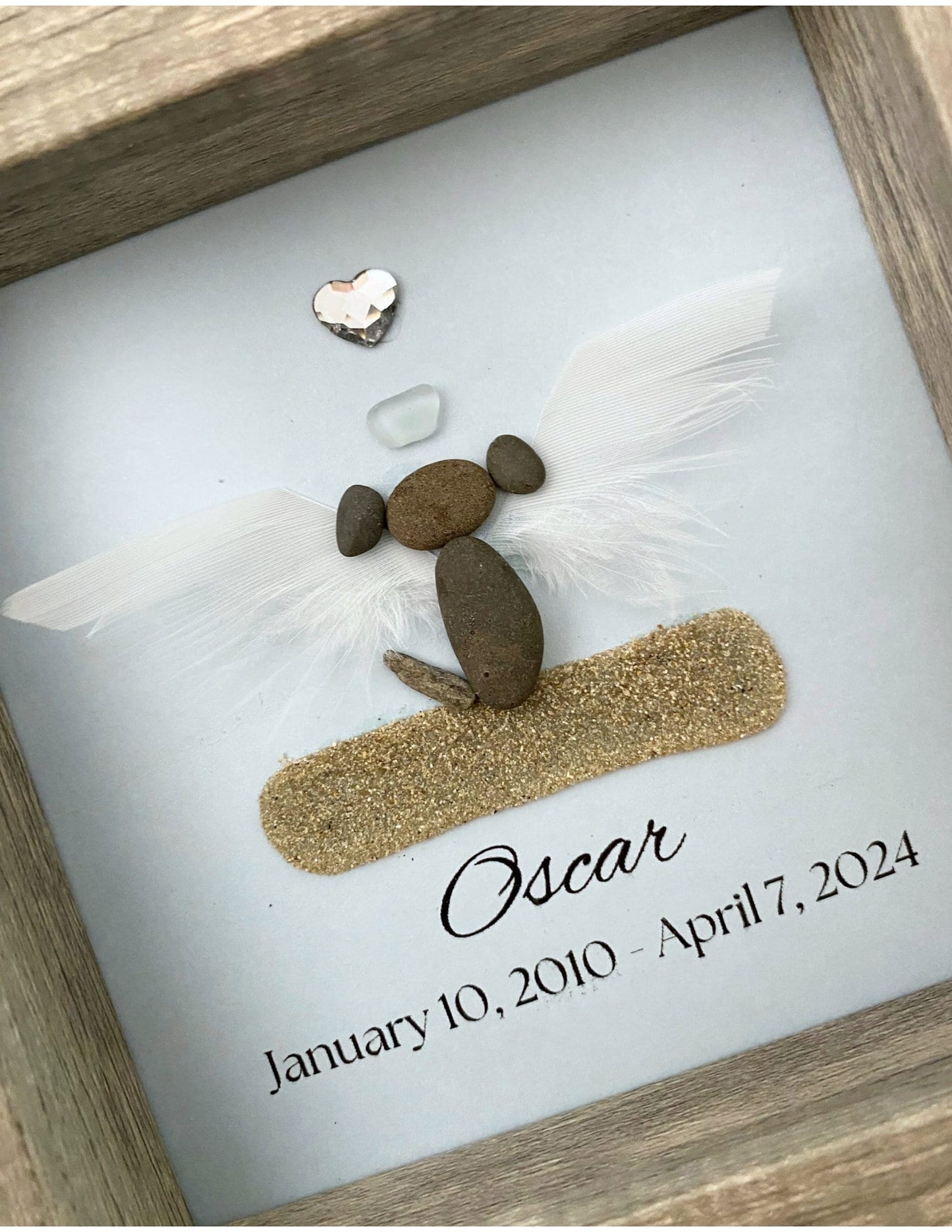 Personalized Dog Memorial Gift Custom Loss of Pet Sympathy Gift Custom Pet Memorial Art Gift for Dog/Cat Lover Dog Name Pet Portrait